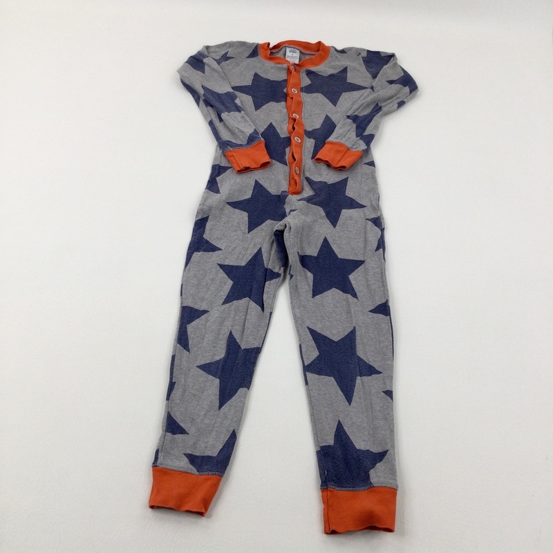 Stars Grey Onesie - Boys 5-6 Years