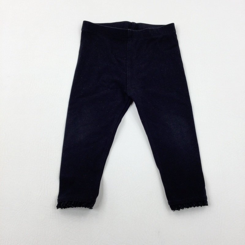 Black Leggings - Girls 9-12 Months