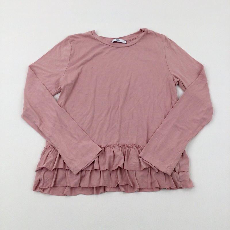 Pink Long Sleeve Top - Girls 10-11 Years