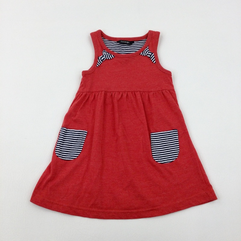 Red Jersey Dress - Girls 12-18 Months