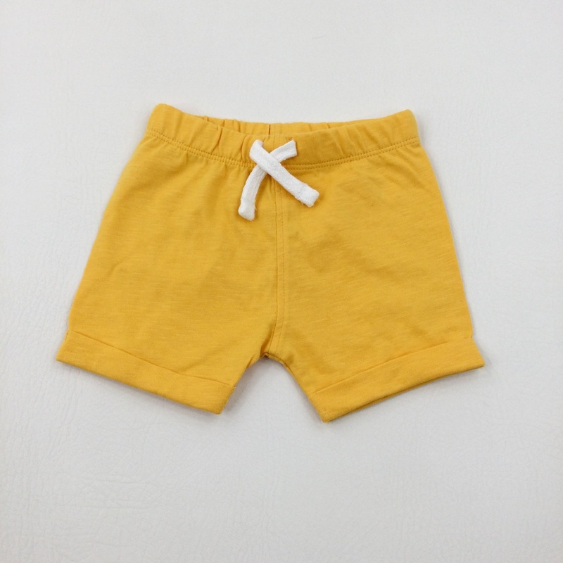 Yellow Jersey Shorts - Boys 0-3 Months