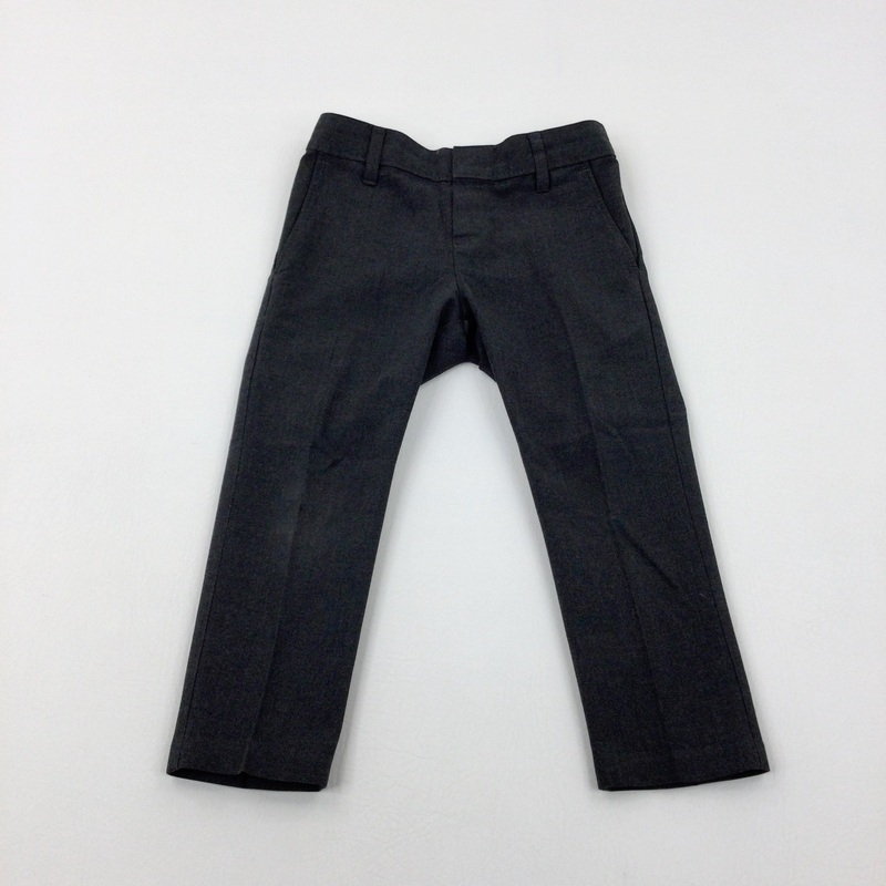 Charcoal Grey School Trousers - Boys 2-3 Years