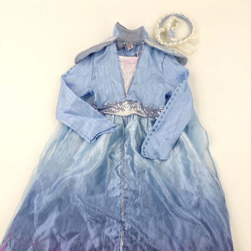 Disney Frozen Costume With Headband & Cape - Girls 7-8 Years