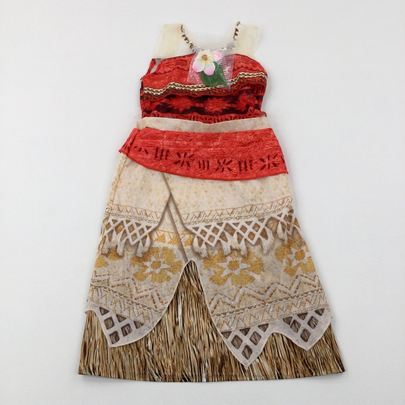 Disney Moana Costume - Girls 5-6 Years