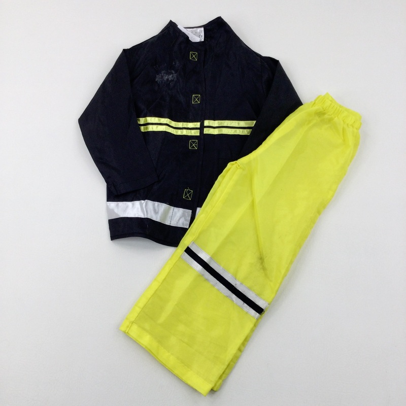 Fire Fighters Costume - Girls/Boys 4-6 Years