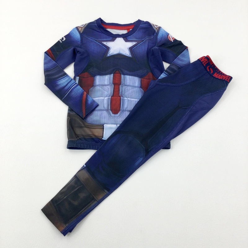 Marvel Captain America Costume - Boys 5-6 Years