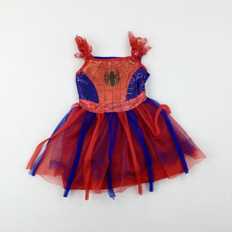 Spider-Man Costume - Girls 3-4 Years