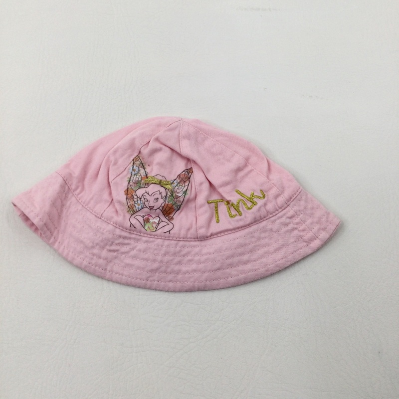 'Tink' Tinkerbell Pink Cotton Sun Hat - Girls 18-24 Months