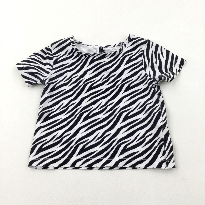 Zebra Print T-Shirt - Girls 18-24 Months