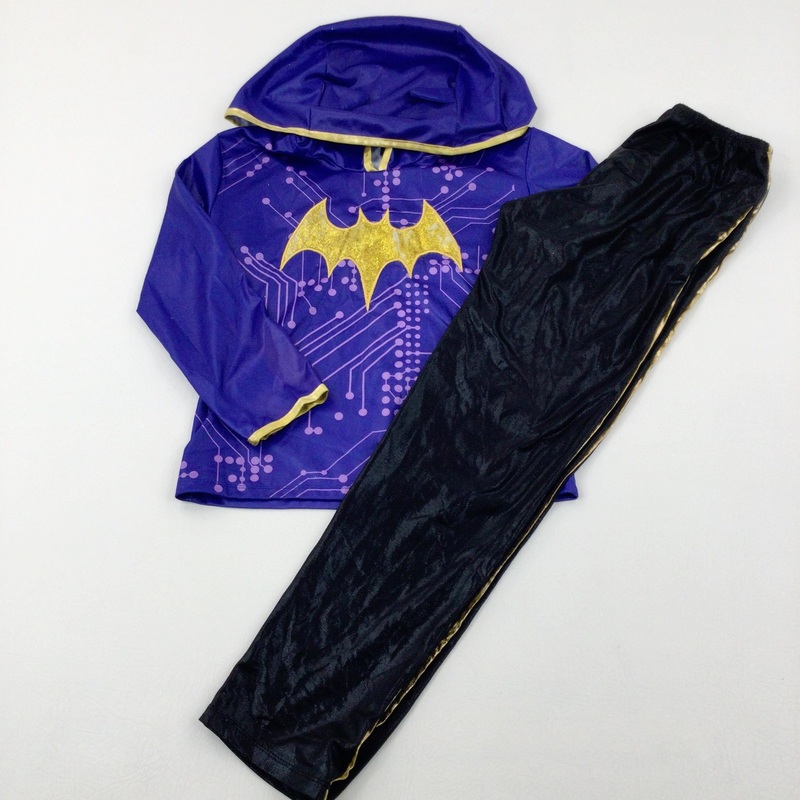 Batman Costume - Girls/Boys 6-8 Years