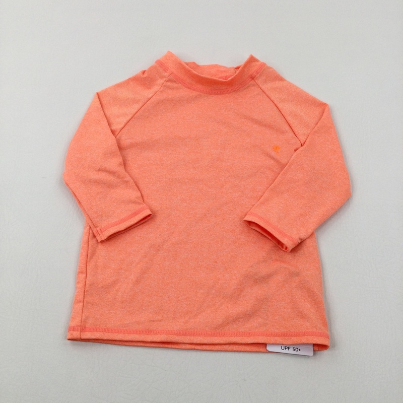 **NEW** Neon Orange Beach Top - Boys 3-4 Years
