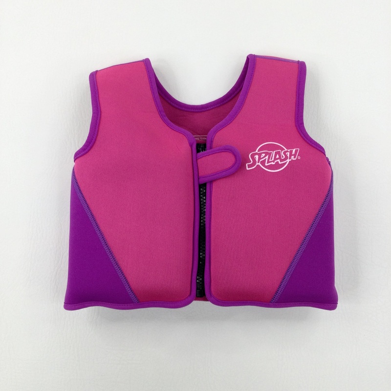 Pink & Purple Swim Vest With Floats - Girls 2-3 Years