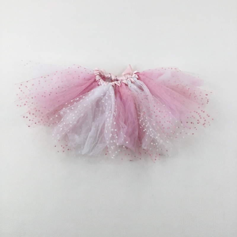 Spotty Pink & White Tutu - Girls 3-4 Years