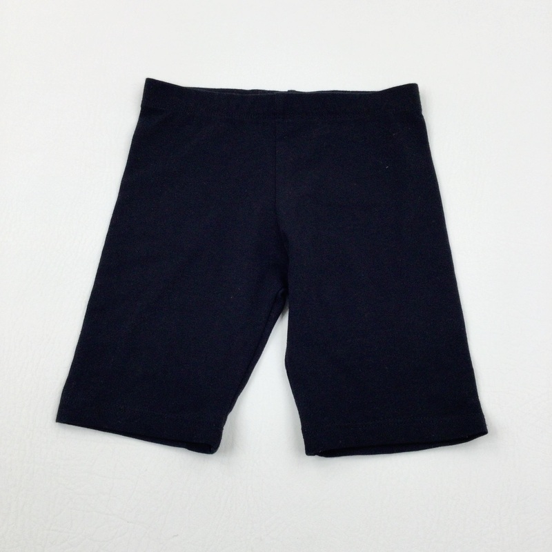 Black Jersey Shorts - Girls 3-4 Years