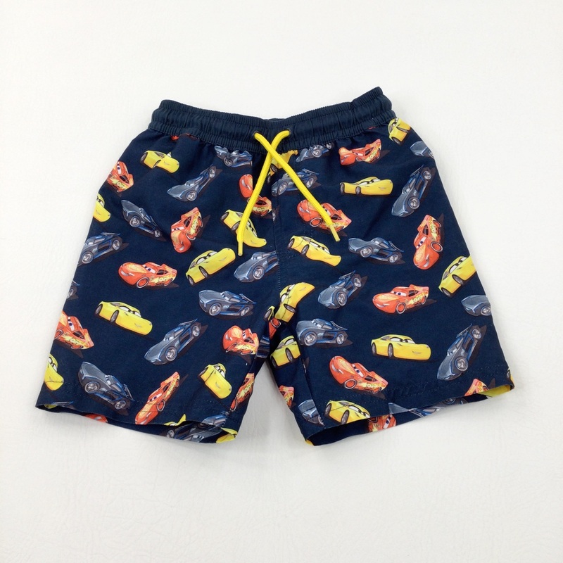 Disney Cars Navy Swim Shorts - Boys 2-3 Years