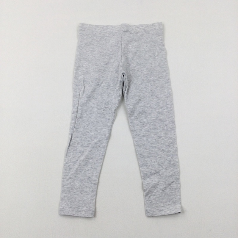 Light Grey Leggings - Girls 5-6 Years