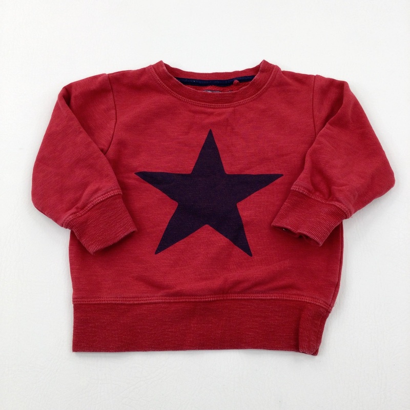 Star Red Sweatshirt - Boys 12-18 Months