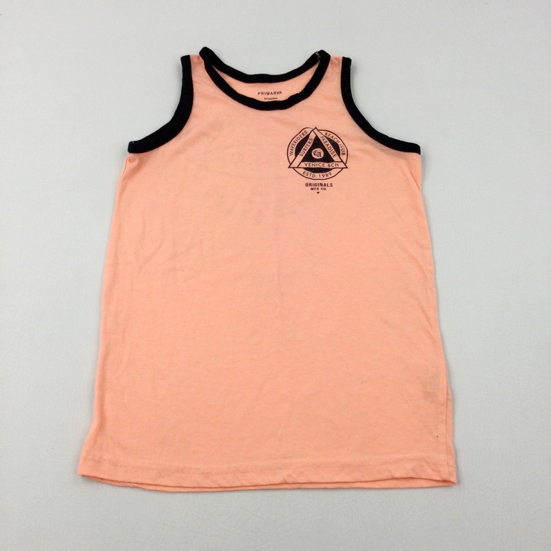 'Beach Club' Coral Vest Top - Boys 10-11 Years
