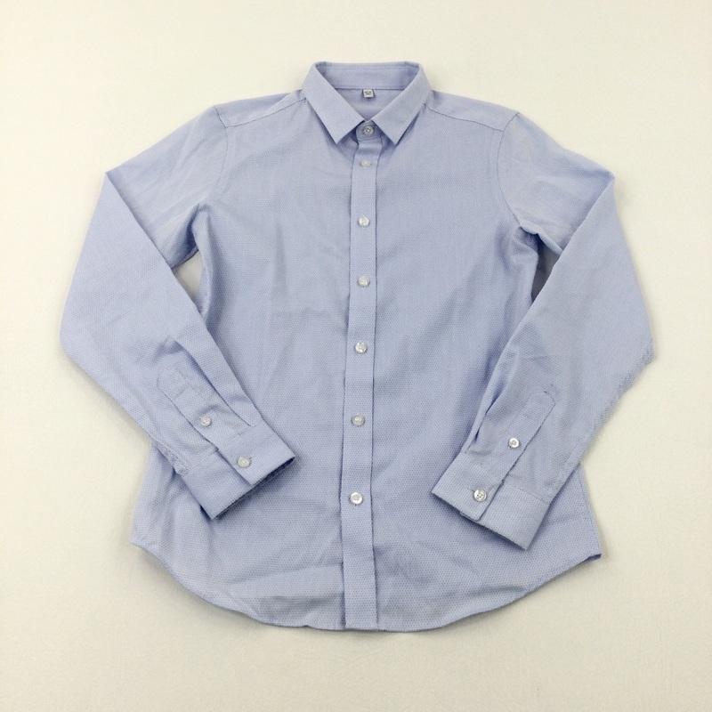 Light Blue Smart Long Sleeve Shirt - Boys 10-11 Years