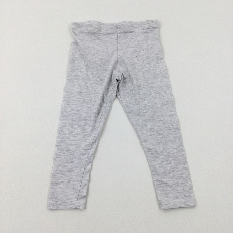 Light Grey Leggings - Girls 2-3 Years