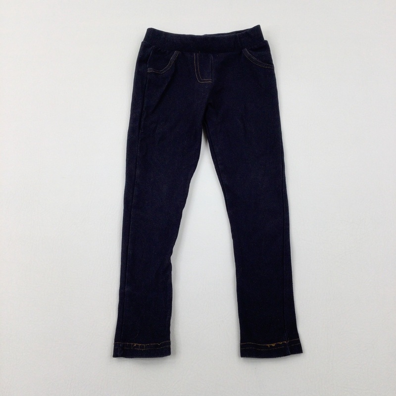 Navy Leggings - Girls 3-4 Years