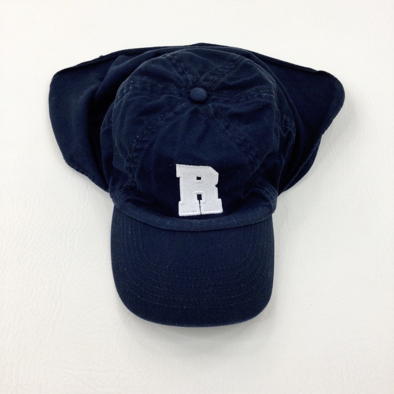 'R' Appliqued Navy Sun Cap - Boys 4-5 Years