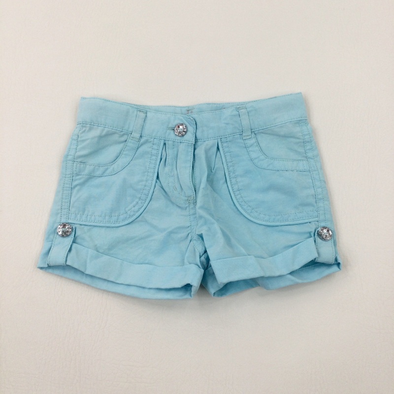 Turquoise Lightweight Shorts - Girls 2-3 Years