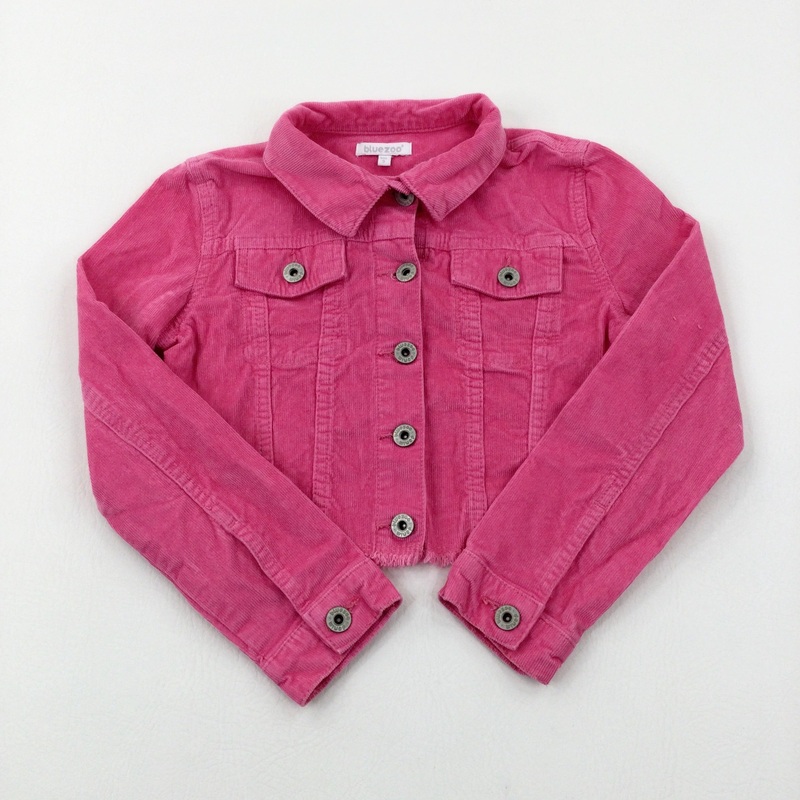 Pink Cord Jacket - Girls 8-9 Years