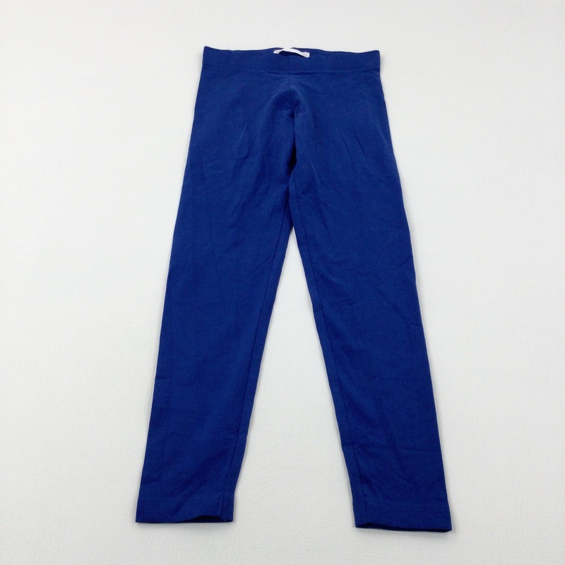 Royal Blue Leggings - Girls 9-10 Years