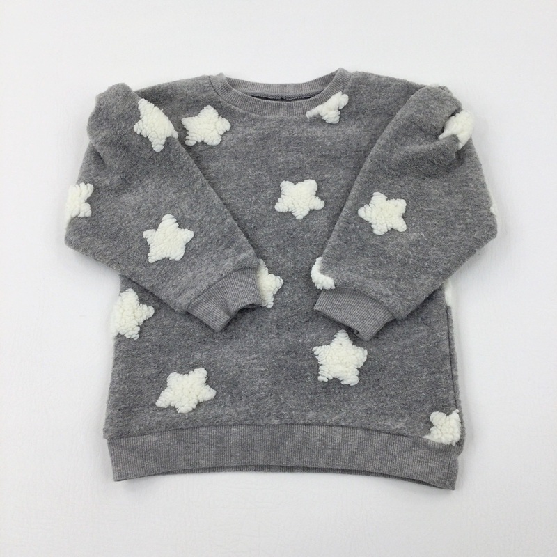 Stars Grey Sweatshirt - Girls 2-3 Years