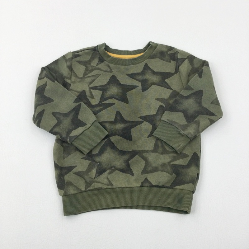 Stars Khaki Sweatshirt - Boys 18-24 Months