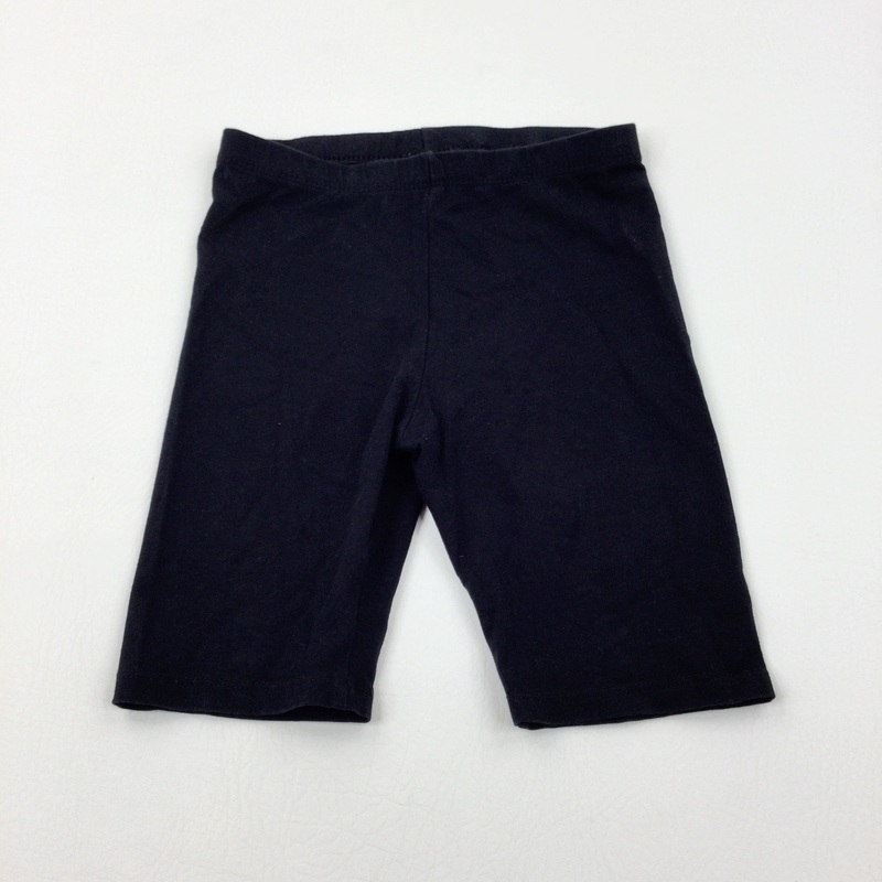 Black Jersey Shorts - Girls 7-8 Years