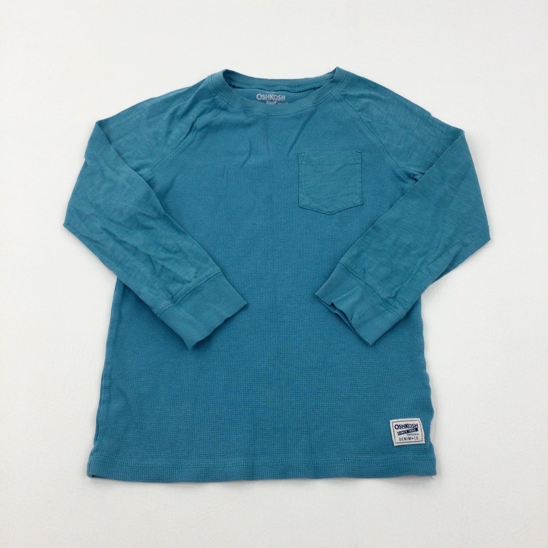 Turquoise Long Sleeve Top - Boys 6-7 Years