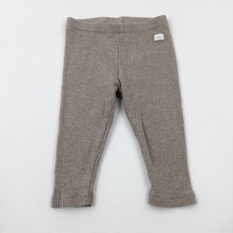 Beige Leggings - Boys 3-6 Months