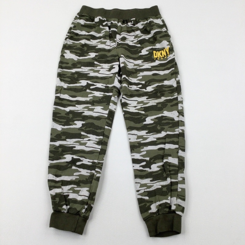 'DKNY' Camouflage Khaki Joggers - Girls 9-10 Years