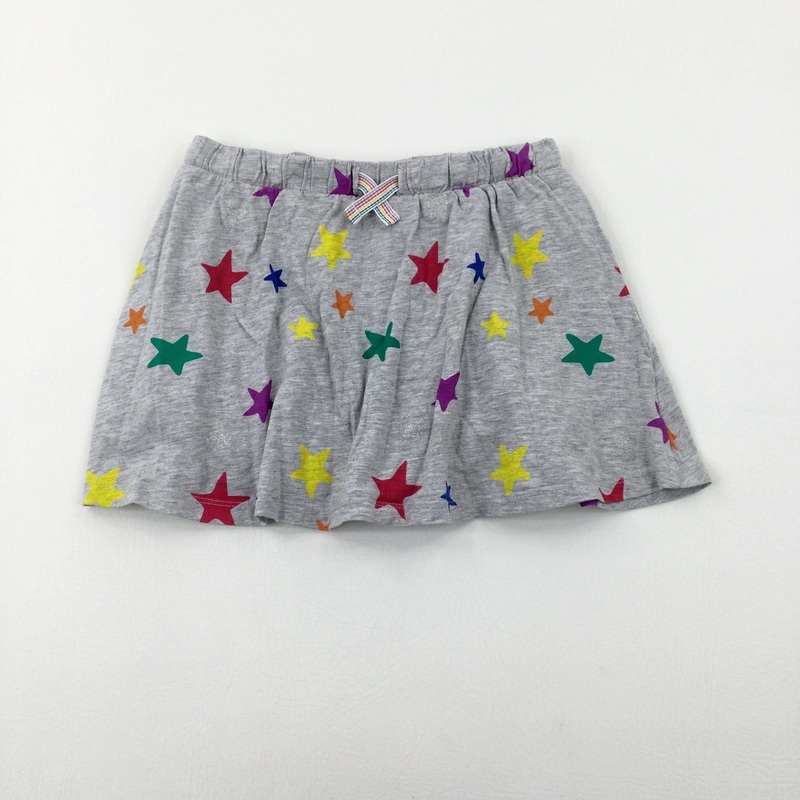 Stars Colourful Jersey Skort - Girls 9-10 Years