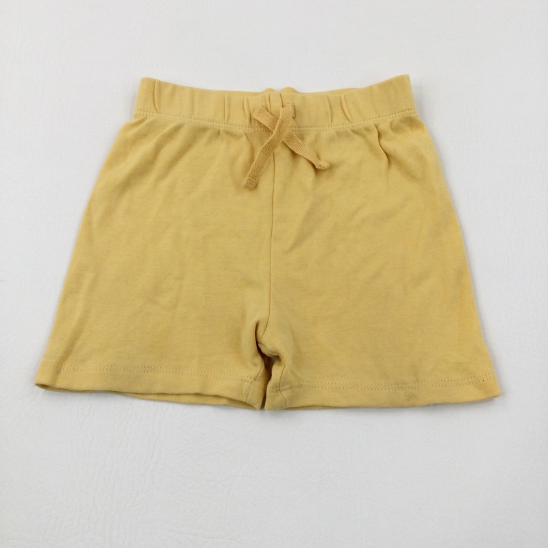 Yellow Jersey Shorts - Boys 9-12 Months