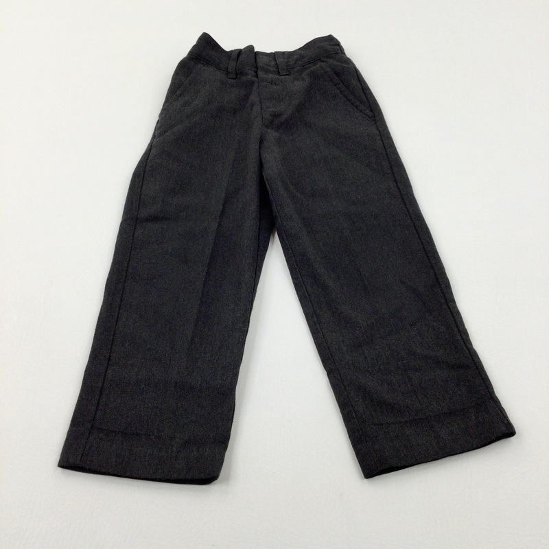 Grey School Trousers - Boys 3-4 Years