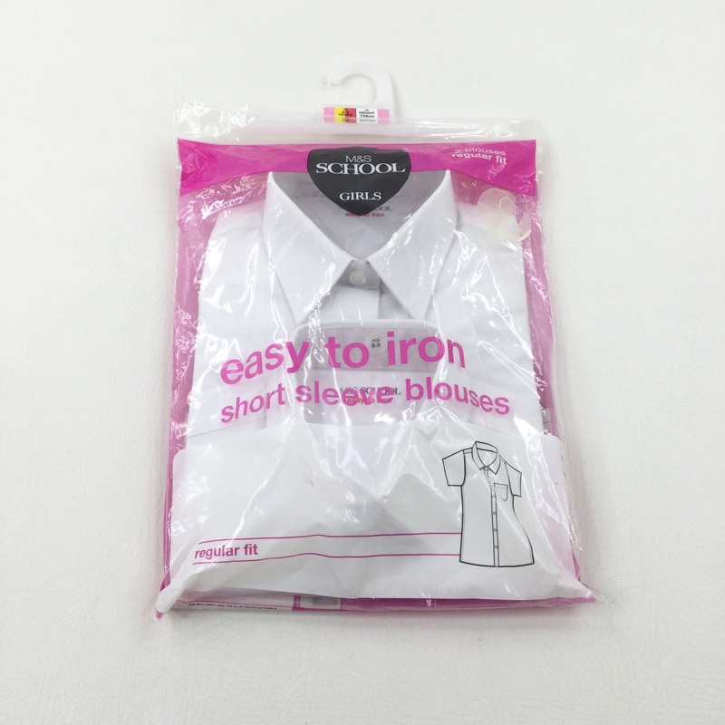 **NEW** 2 White School Shirts - Girls 8-9 Years