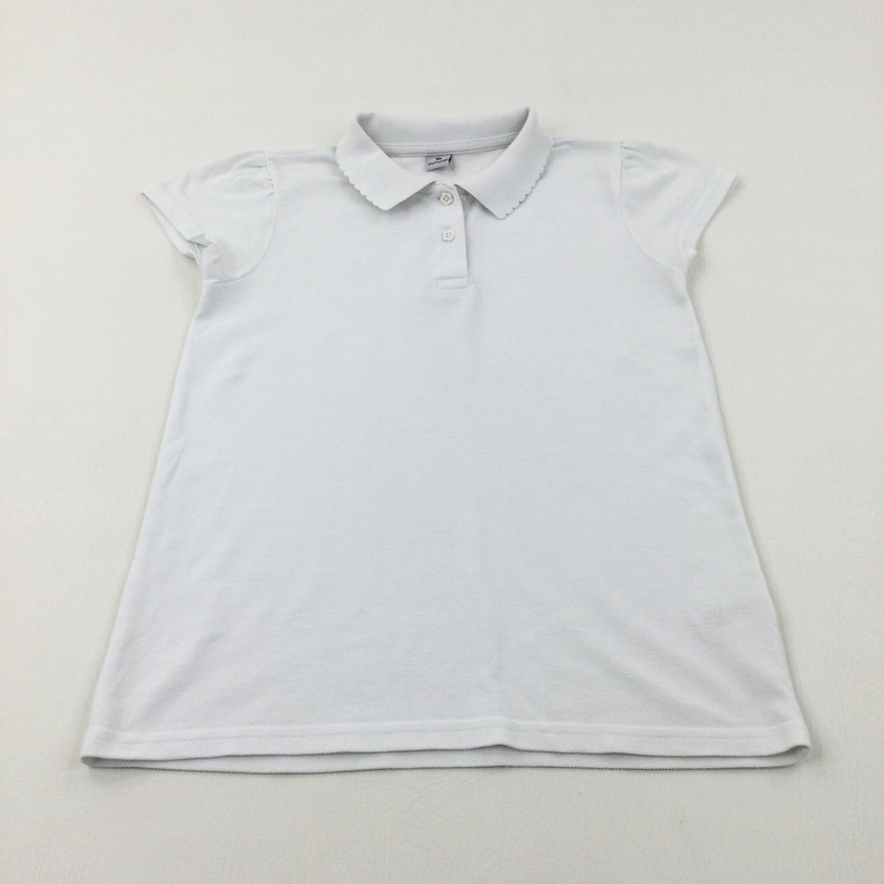 White School Polo Shirt - Girls 10-11 Years
