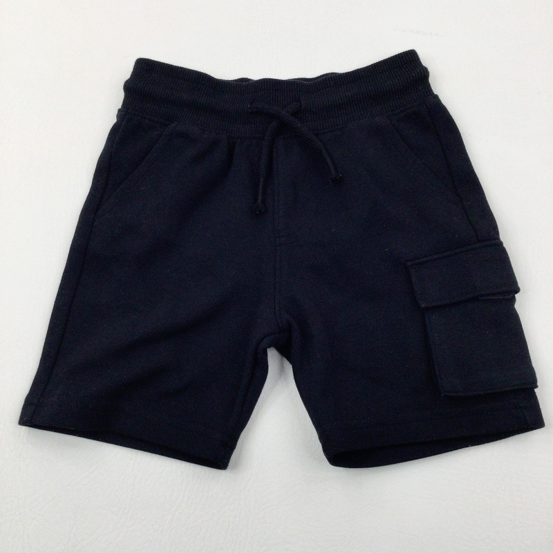 Black Jersey Shorts - Boys 3-4 Years