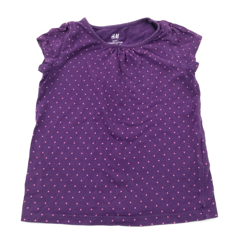 Spotty Purple & Pink T-Shirt - Girls 3-4 Years