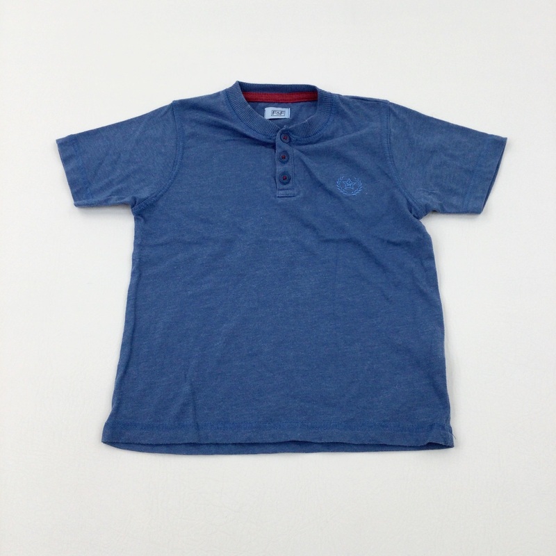 Star Motif Blue T-Shirt - Boys 2-3 Years