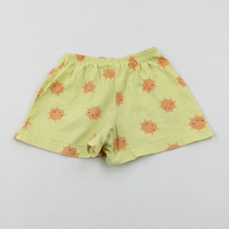 Suns Yellow Jersey Shorts - Girls 4-5 Years