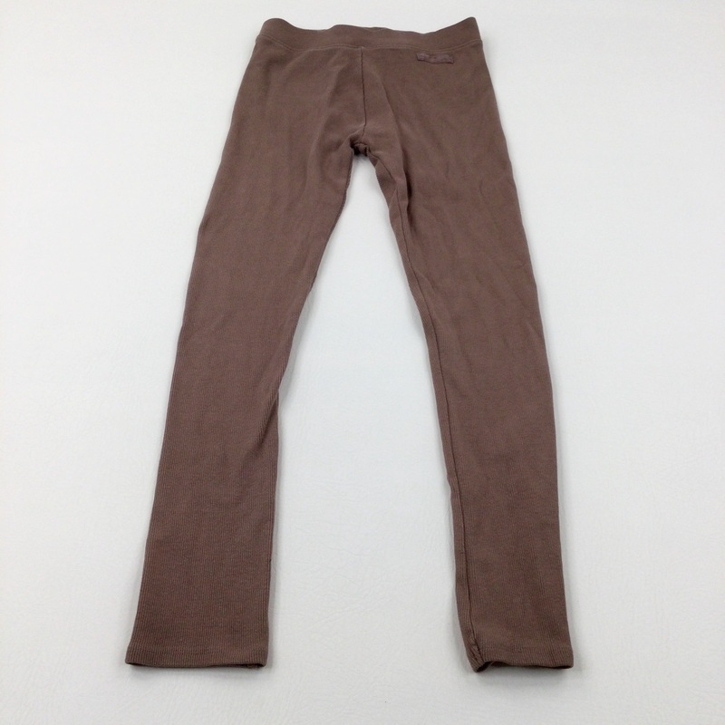 Textured Beige Leggings - Girls 14-15 Years