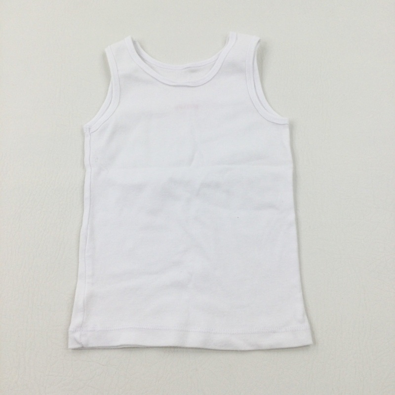 White Vest - Boys 3-4 Years