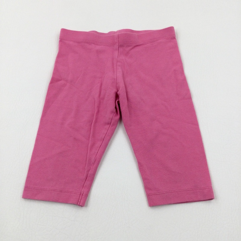 Pink Cropped Leggings - Girls 2-3 Years