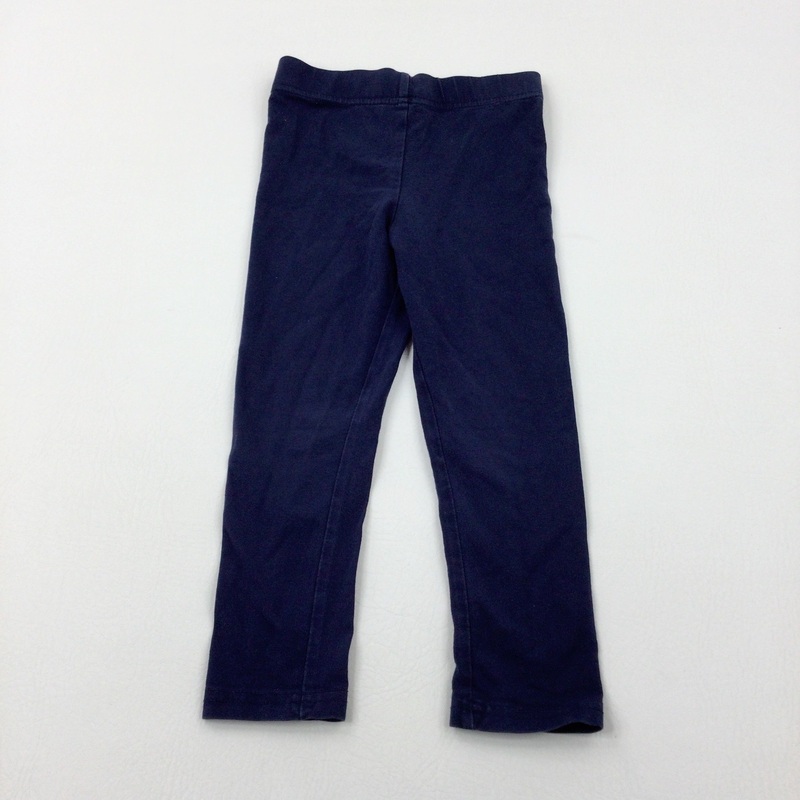 Navy Leggings - Girls 2-3 Years