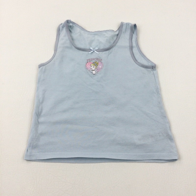 'Princess' Disney's Cinderella Blue Vest  - Girls 3-4 Years