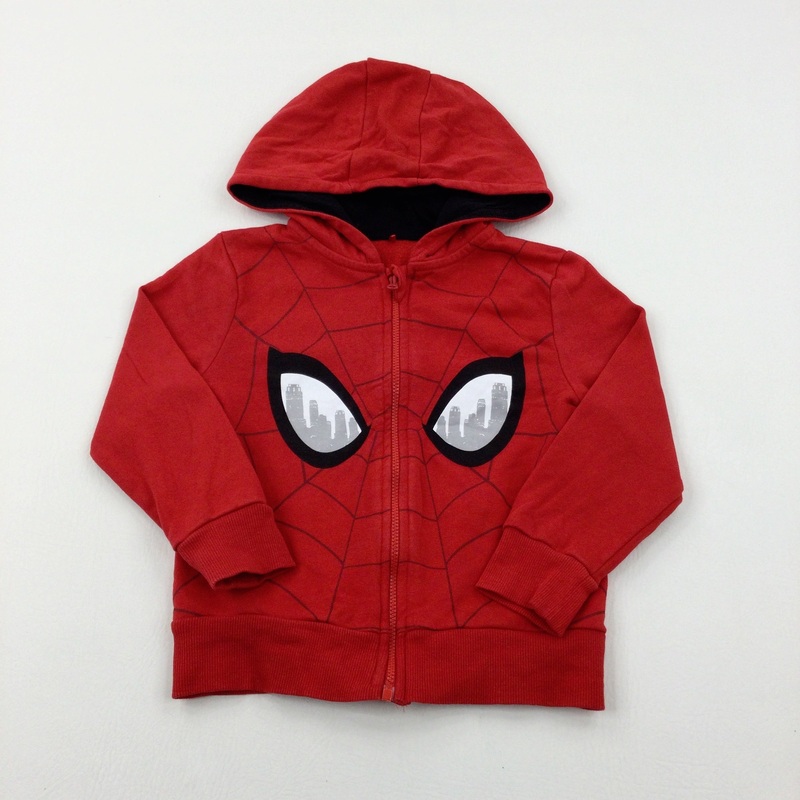 Spider-Man Red Zip Through Hoodie - Boys 2-3 Years